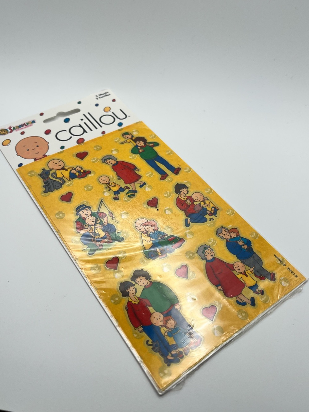 Rare Vintage Sandylion Stickers Lot 8 Sealed Disney Shrek SpongeBob Caillou Y2K - Picture 2 of 10